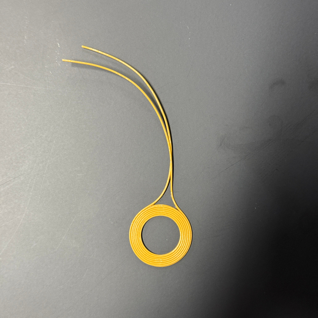 0,2 x 7 mm gelbe isolierte Kupferspule (13TS FLW-F)