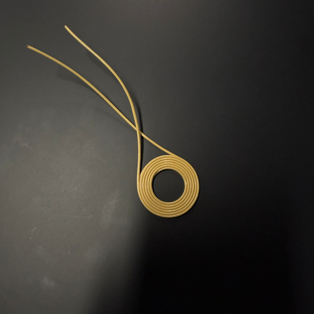 0,07 x 140 mm gelbe selbstklebende Kupferspule (11TS FLW-H)