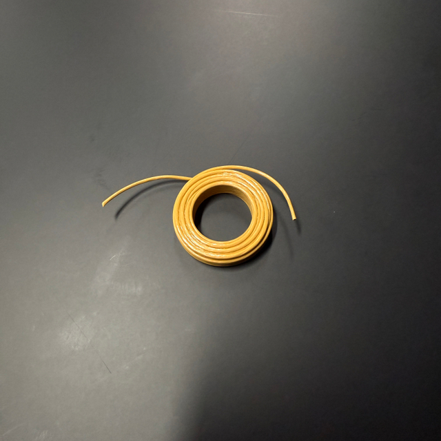 0,1 x 80 mm gelber selbstklebender isolierter Kupferdraht (39TS FLW-F)